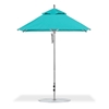 6.5 Foot Square Aluminum Market Umbrella with Marine Grade Fabric