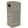 42 Gallon Plastic Recycling Receptacle
