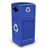 42 Gallon Plastic Recycling Receptacle