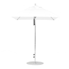 6.5 Foot Square Fiberglass Market Umbrella with Marine Grade Fabric