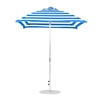 7 ½ ft. Square Fiberglass Market Umbrella with Crank Lift	
