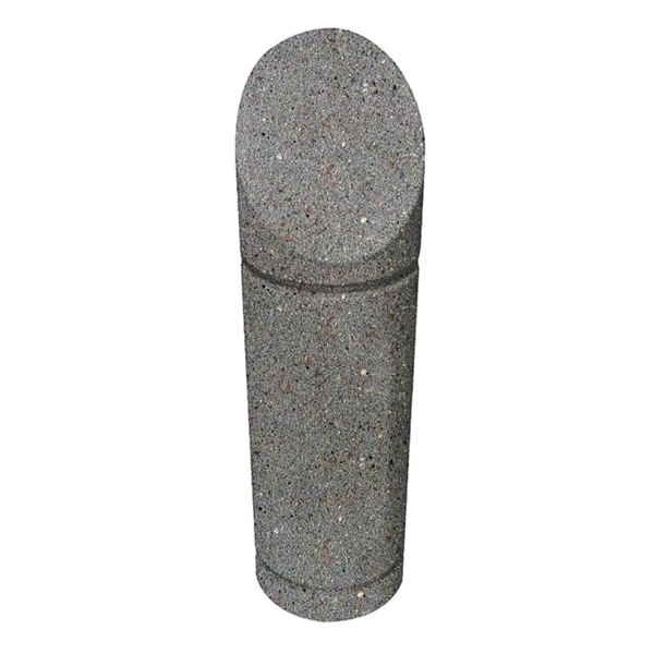 12" Round Concrete Bollard With beveled Top, 315 lbs.