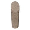 12" Round Concrete Bollard With beveled Top, 315 lbs.