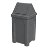 	32 Gallon Receptacle with Swing Door Lid and Liner