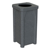 22 Gallon Square Receptacle with Flat Lid