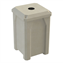 32 Gallon Receptacle with Flat 4” Hole Recycle Lid