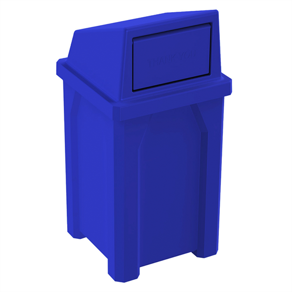 32 Gallon Receptacle with Liner and Dome Top