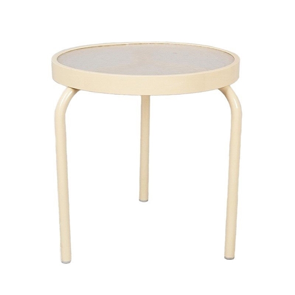 19" Round Acrylic Stackable Side Table