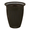 Crown Trash Receptacle 32 Gallon Plastic Coated Tapered with Flared Top