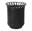45 Gallon Iron Valley Powder-Coated Strap Steel Trash Can, 340 Lbs.