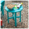 Picture of Polywood Round Side Table 18 In. Recycled Plastic Swimming Pool Side Tables