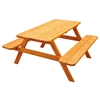 6 ft. Wooden Traditional Picnic Table - 156 lbs.