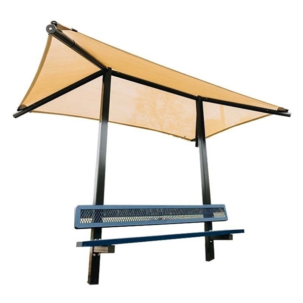 Bench with Shade Structure