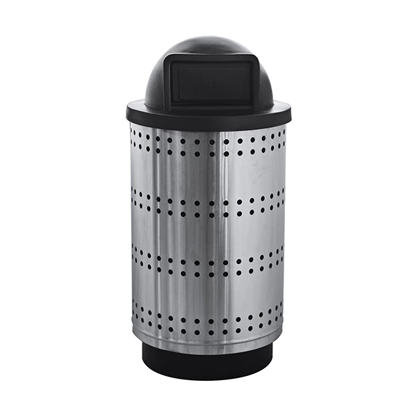 55 Gallon Stainless Steel Trash Can