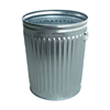 Picture of Quick Ship Galvanized Trash Can 24 Gallon with Lid, Portable