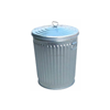 Picture of Quick Ship Galvanized Trash Can 24 Gallon with Lid, Portable