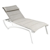 Sunset Sling Chaise Lounge With Padded Pillow