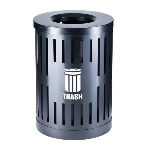 Trash Container With Open Top