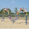 Camel Back Playground Climber With Powder Coated Steel Frame - Freestanding