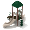 Powell’s Bay Commercial Playground Structure - Ages 2 To 12 Yr - Quick Ship - Back Neutral Scheme