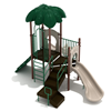 Village Greens Commercial Playground Equipment - Ages 2 To 12 Yr - Quick Ship - Neutral Back