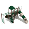 Tidewater Club Commercial Playground Equipment - Ages 5 To 12 Yr - Quick Ship - Natural Front
