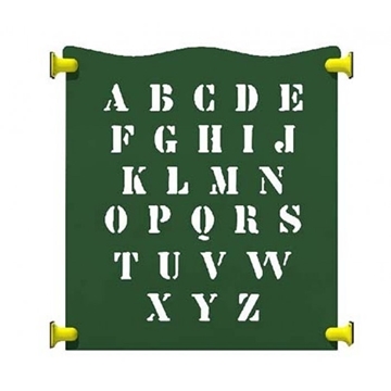 Activity Panel - Cutout Alphabet 