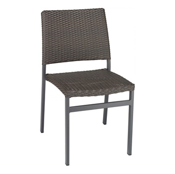  Weaved Armless Patio Dining Chair