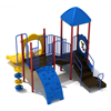 Los Arboles Playground Structure For Schools - Ages 2 To 12 Yr - Quick Ship - Primary Back