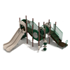 Rose Creek Playground Structure For Schools - Ages 2 To 12 Yr - Quick Ship - Neutral Back