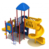 Hoosier Nest Playground Structure For Schools - Ages 2 To 12 Yr - Quick Ship - Primary Back
