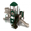 Hoosier Nest Playground Structure For Schools - Ages 2 To 12 Yr - Quick Ship - Neutral Front