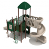 Hoosier Nest Playground Structure For Schools - Ages 2 To 12 Yr - Quick Ship - Neutral Back