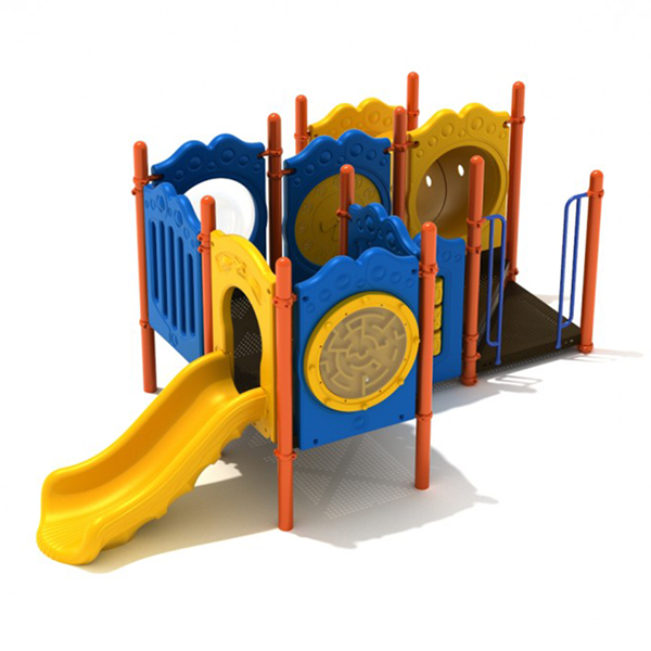 Naples Commercial Playground Structure for Toddlers - Ages 6 to 23 Months - Front