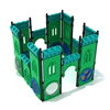 Ironclad Fortress Playground Set For Toddlers - Ages 6 To 23 Months - Back
