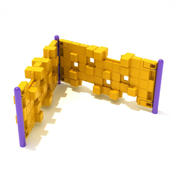 Pixel Fallen Bridge Playground Climber - Ages 5 to 12 Years