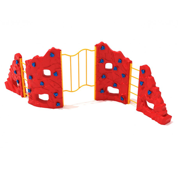 Craggy Mountain Playground Rock Wall Climber - Ages 5 To 12 Years