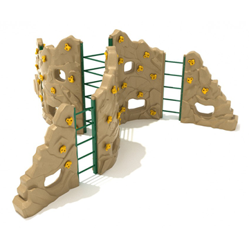 Craggy Mantle Playground Rock Wall Climber - Ages 5 To 12 Years