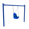 8 Foot High Elite Single Post Commercial Swing Set With Adaptive Swing - 1 Bay - Quick Ship - Primary