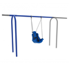 8 Foot High Elite Arched Post Commercial Swing Set - Addon Adaptive Swings