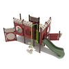 Mystic Ruins Daycare Playground Play Structure - Ages 2 To 5 Yr  - Back