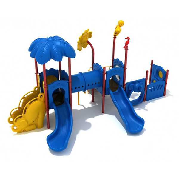  Cedar Rapids Commercial Daycare Playground Playset - Ages 2 To 5 Yr - Back