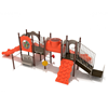 Portland Commercial Park Playground Playset - Ages 2 to 12 yr - Back