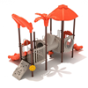 Continuous Canopy Commercial Daycare Playset - Ages 2 to 5 yr - Back