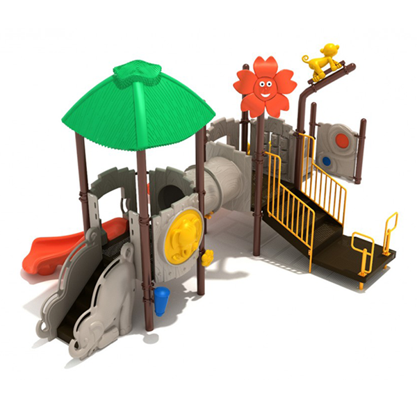 Jumping Jaguar Commercial Daycare Playset - Ages 2 to 5 yr - Front