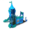 Guarded Gatehouse Commercial Park Playground Structure - Ages 2 To 5 Yr - Back