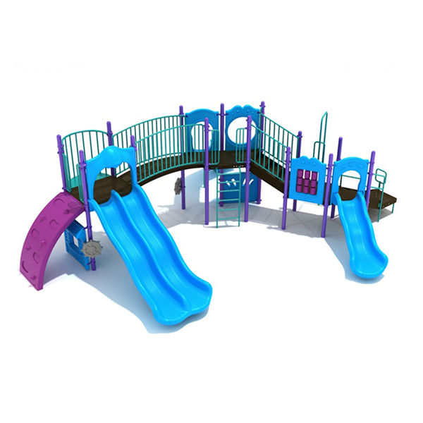 Alameda Commercial Park Playground Structure - Ages 2 to 12 yr - Front