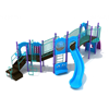 Alameda Commercial Park Playground Structure - Ages 2 to 12 yr - Back