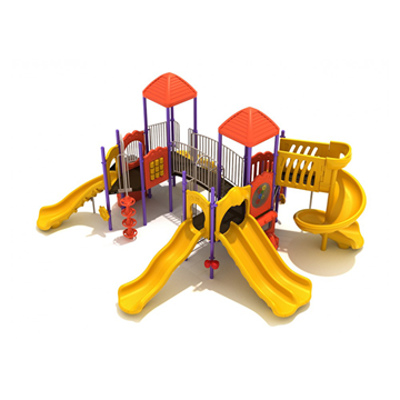 Honolulu Commercial Playground Structure - Ages 2 to 12 yr - Front