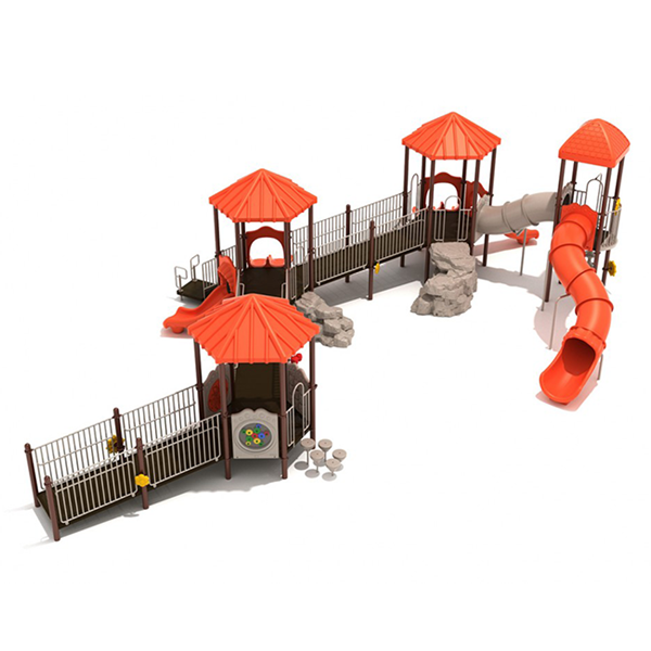 Riverbend Run Commercial Park Play Structure - Ages 5 to 12 yr - Front